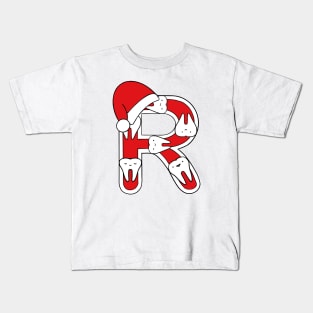 Letter R (Happimola Christmas Alphabet) Kids T-Shirt